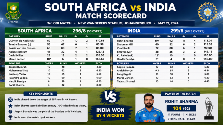 Match Scorecard