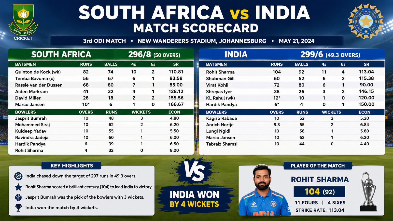 Match Scorecard
